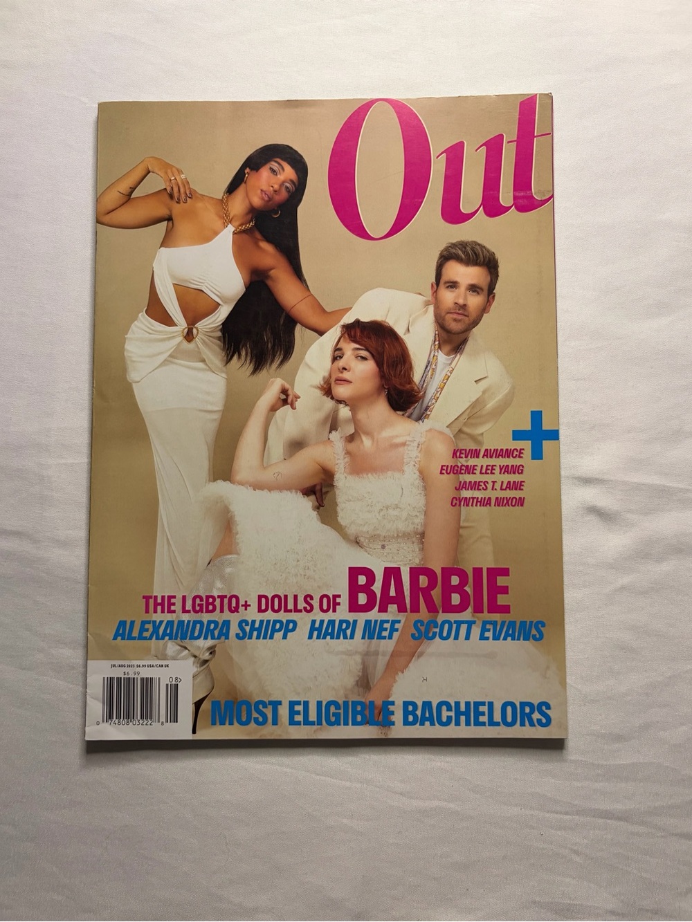 Out “The LGBTQ Dolls Barbie Alex, Hari, Scott” Issue July/August 2023 Magazine